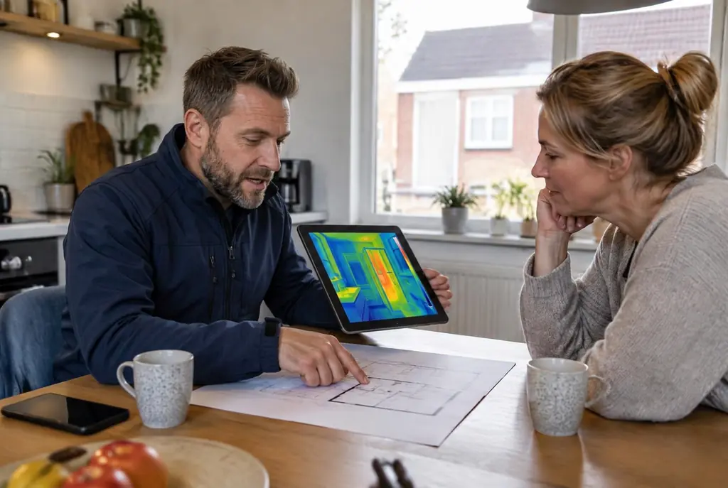 Lekdetectie Heino – bevindingen bespreken aan de keukentafel